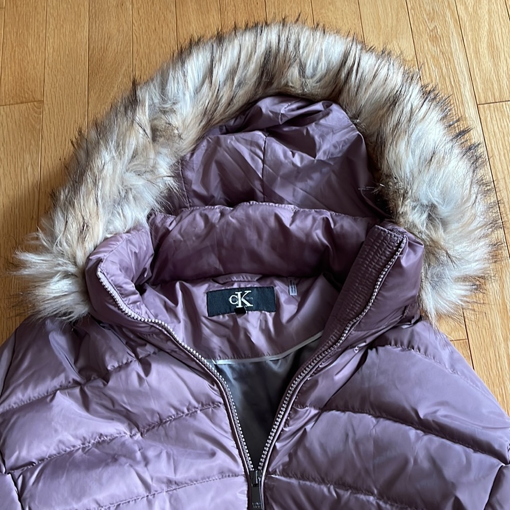 Calvin Klein jacket with neck warmer size XL